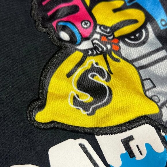 Limited Edition REBEL MINDS 2014 "Street Capitalist" Bear Patch + Screen Tee - Picture 5 of 11